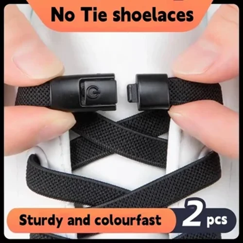 Nové Press Lock tkaničky bez zavazování Gradient Flats Elastické tkaničky Tenisky Děti Dospělý Bez zavazování Tkaničky do bot Příslušenství
