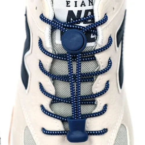 17 färger Elastisk Fotvandring No Tie Skosnören Sneaker Skosnören Stretching Gummi Runt Lås Lazy Quick Skosnören Skosnören