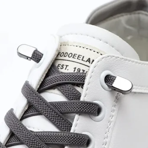 1 paio di lacci elastici senza cravatta lacci per scarpe scarpe da ginnastica per il tempo libero all'aperto lacci piatti di sicurezza rapidi lacci pigri per bambini e adulti