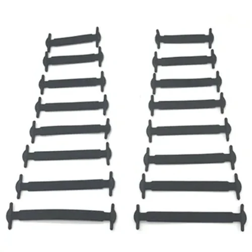 16 adet üçüncü versiyon silikon elastik ayakabı moda Unisex atletik hiçbir kravat tembel ayakkabı dantel tüm spor ayakkabı Fit hızlı ayakkabı dantel