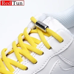 1 pár elastických tkaniček bez zavazování Půlkruhové tkaničky do bot pro děti a dospělé tenisky Quick Lazy metal lock tkaničky tkaničky do bot