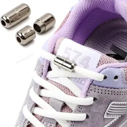 ʻAʻohe nakinaki ʻaʻohe kaula kāmaʻa Laces elastic mau Sneakers Nā kaula kāmaʻa ʻaʻohe nakinaki ʻaʻohe nakinaki wikiwiki no nā kāmaʻa keiki makua hoʻokahi nui kūpono i nā kāmaʻa āpau.