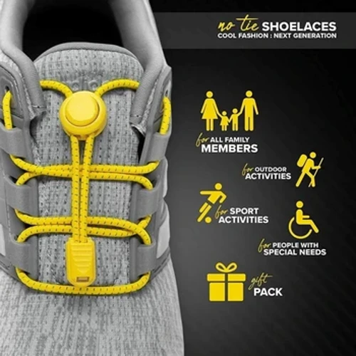 1 paio di punti colorati lacci rotondi blocco di plastica elastico escursionismo sport senza cravatta lacci delle scarpe per adulti accessori per scarpe pizzo pigro