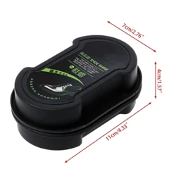 Brosse de nettoyage rapide pour chaussures, cire de nettoyage liquide, éponge de polissage du cuir