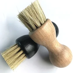 Çok fonksiyonlu Domuz Kıl Fırçaları Spor Ayakkabı Deri Ayakkabı Cilası Fırçası Ahşap Saplı Taşınabilir Çizme Ayakkabı Fırçası Ayakkabı Temizleme
