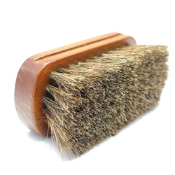 Nëtzlech Holz Handle Schong Pinsel Schong Polnesch Pinsel Soft Pig Bristles Pinsel Cleaner Schong Botzen Pinsel Fir Auto a Schong Accessoiren