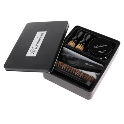 Ensemble de nettoyage de brosse de cirage de chaussures 8 pièces pour bottes de chaussures en cuir