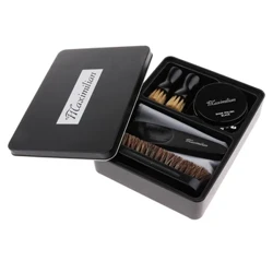 8pcs Sepatu Polish Brush Cleaning Set kanggo Boots Sepatu Kulit