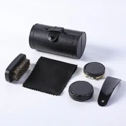 Bộ Giày Du Lịch Ba Lan Bàn Chải Di Động 6 Trong 1 Bộ Dầu Xốp Da Giày Dụng Cụ Chăm Sóc Hộ Gia Đình