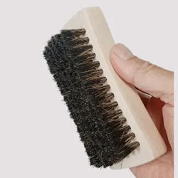 Lợn Lông Bàn Chải Đánh Giày Lông Ngựa Vệ Sinh Giày Lông Ngựa Thật Mềm Mại Đánh Bóng Dụng Cụ Bootpolish Bàn Chải Làm Sạch Dụng Cụ Gia Đình