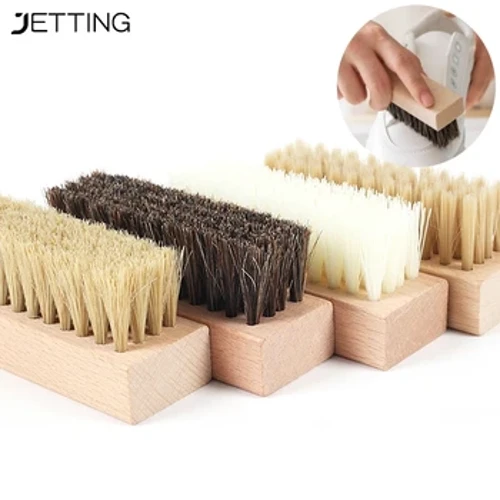 Schwäin Hoer Waxing Pinsel Hard Bristle Pinsel Schong Surface Botzen Poléieren Oiling Pinsel Imitation Mahagony Black Wood Handle Pinsel