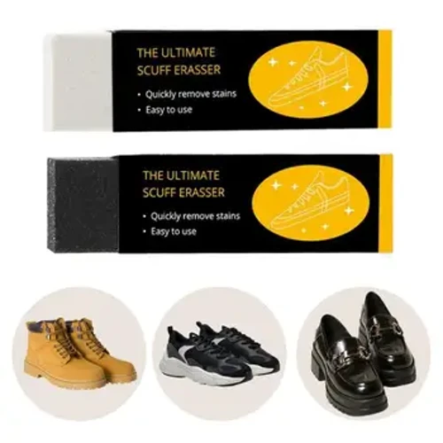 Detergente per scarpe in tela Set di detergenti per scarpe in pelle scamosciata finta pelle Set di gomme per cancellare con blocchi di gomma Spazzola per scarpe Scarpe sportive Casa per scarpe da ginnastica
