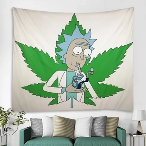 Imagini amuzante și amuzante de desene animate Tapiserie psihedelică de meditație Hippie Agățat pe perete Tapiserie Boho Mandala Artă de perete Decor acasă
