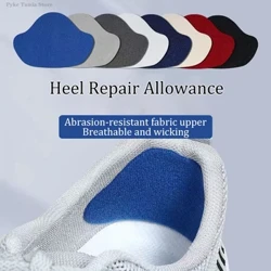 Autocollants de réparation de chaussures de sport, protecteur de talon en daim, trous de réparation Anti-usure, patchs auto-adhésifs, semelles intérieures, insertion de soins des pieds, 4 pièces