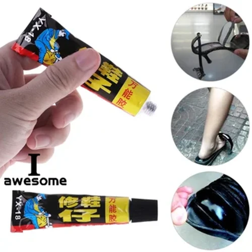 1Pc 18ml Super Adhesive Repair Glue No ka ʻili kāmaʻa Rubber Canvas Tube ikaika Bond Shoe Care Tools Sealer Wholesale