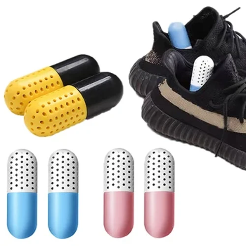 Ama-Sneakers Deodorizer Capsules Abesilisa Abesifazane Izicathulo Isikhiphi Sephunga Esibalulekile Izicathulo Iphunga I-Fresh Ball Absorber Shoe Care Refresher