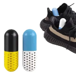 Penyegar Sepatu kanggo Sepatu Olahraga Penghilang Bau Kapsul Deodoran Sneakers Penyegar Sepatu Alas Kaki Aroma Perawatan Aksesoris Alat