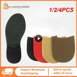 1/2/4PCS Prettyia 2x Rubber Glue on Heels Greim Pad Bróg Bróg Aonair Kit Deisiúchán Aonair d'Fhir Mná