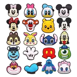 1 bucă desene animate Mickey Mouse PVC pantofi Charms Jeans Catarama pantofi Decoration Funny Monsters Inc Sandale Accesorii Cadouri pentru copii