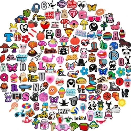 20/50Pcs Ausazko Oinetako Xarma Clogs Sandalietarako, Oinetako DIY Dekorazioa Premium Kalitate Xarma ezagunak Osagarriak Bubble Sl