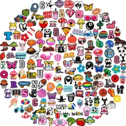 Nui o 20/50 Pcs Random Shoe Charms no Clogs Sandals, Kamaa DIY Decor Premium Quality Popular Charms Accessories Bubble Sl