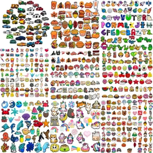 Śmieszne zwierzęta zawieszki do butów postacie z anime dekoracja butów arbuz list akcesoria do butów
