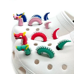 1Set Spoof Cartoon China Joka PVC Shimo la Viatu Hirizi za Viatu vya DIY vya Mapenzi Vinafaa Mapambo ya Croc Snake Buckle Unisex Zawadi