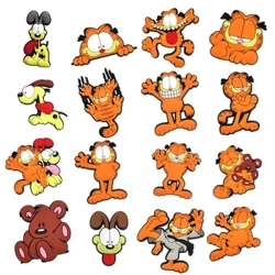 Tek satış 1 adet Sevimli Kedi Karikatür Serisi PVC Ayakkabı Takılar Aksesuarları Unisex Parti Hediyeler için Ayakkabı Süslemeleri