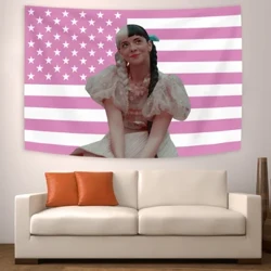 90x150 Melanie Martinezs Flag Crying Child Tapestry Home Decorating Room Χαριτωμένο κορίτσι