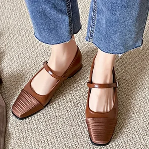 2024Womens Summer New Fashion Buckle Designer Mary Jane Nā kāmaʻa ma waho o ka ʻoluʻolu ʻoluʻolu i ka pāʻina mare Wahine Heels kiʻekiʻe Zapatos