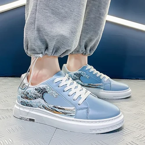 Scarpe da stampa in stile cinese Scarpe da ginnastica da uomo Scarpe casual da uomo 2021 Scarpe da uomo bianche di moda estiva Zapatillas Hombre