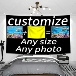 Custom Tapestri Decompression Naturiol Triniaeth Ystafell Addurno Baner Cefndir Addurno Awyr Agored