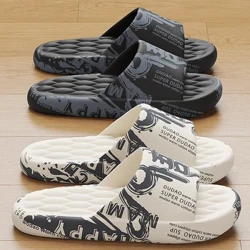 I-QYCKABY 2024 Imfashini Yendoda Amaslayidi Epholile Emnyama Emhlophe Isilayidi Izicathulo Isitayela SaseShayina Iphethini Yokuphrinta I-EVA Slippers Izimbadada Zabantu Ezingasheleli