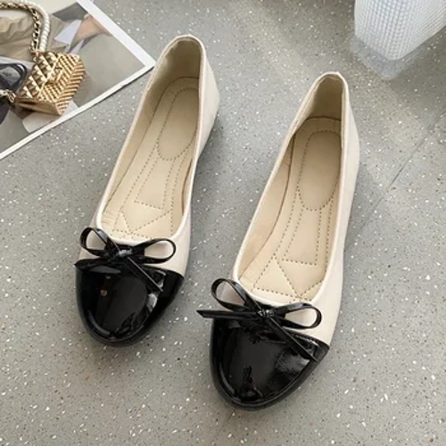 Balerina de modă Pantofi pentru femei Pantofi pantofi pentru femei Pantofi plati eleganti cu fundă pantofi pentru femeie Pantofi pentru femeie