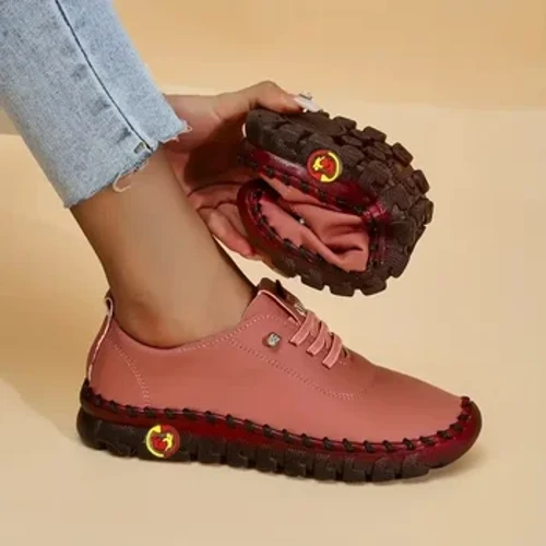 Adidași Pantofi de damă Mocasini cu șireturi din piele plată, primăvară 2023, ocazional, confortabil, pantofi pentru mamă, pantofi pentru femei, încălțăminte pentru femei