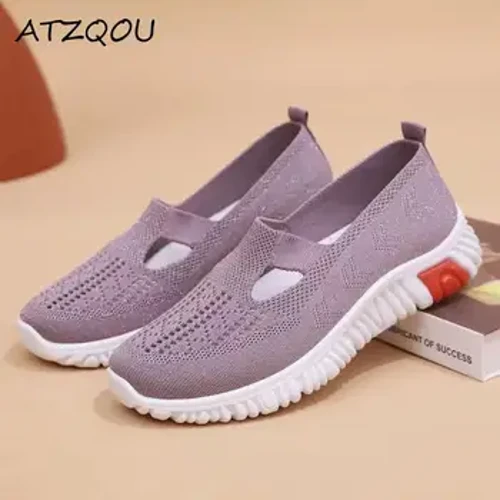 Ama-Summer Sneakers Abesifazane Izicathulo Ezivamile I-Mesh I-Loafers Soft Izicathulo Ezihamba Phansi Umama Ukukhanya Okunethezekayo Izicathulo Izicathulo Zabesifazane Eziyisicaba