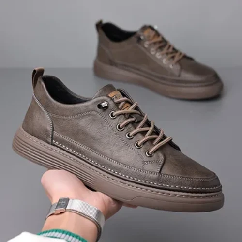 Izicathulo Zangempela Zesikhumba Sase-Italian Ezivamile I-Lace Yamadoda I-Oxford Shoes Izicathulo Zokugijima Zangaphandle Ihhovisi Ingubo Yabesilisa Izicathulo Iziteki ze-2023 Indoda