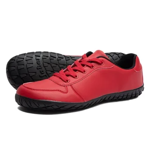ZZFABER Scarpe a piedi nudi in pelle Sneakers morbide e minimaliste per donna Uomo Scarpe casual Sneakers unisex