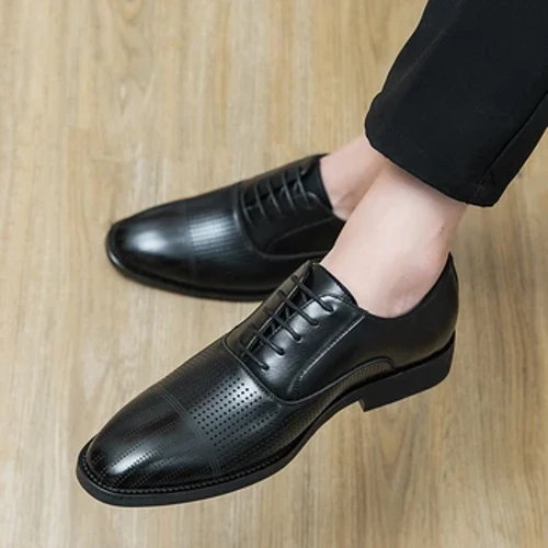 Gizonezkoen Soineko Erosoa Oinetakoak Luxuzko Marka Gizonezkoen Oxfords Oinetakoak Larruzko Modako Negozio Oinetakoak Gizonezkoak punta zorrotzak Gizonezkoak Casual Oinetakoak