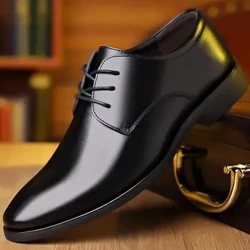 Nā kāmaʻa ʻili no nā kāne ʻaʻahu ʻaʻahu mare ʻaʻahu ma ke ʻano Pelekane ʻo Oxfords Office Work Sneakers Breathable