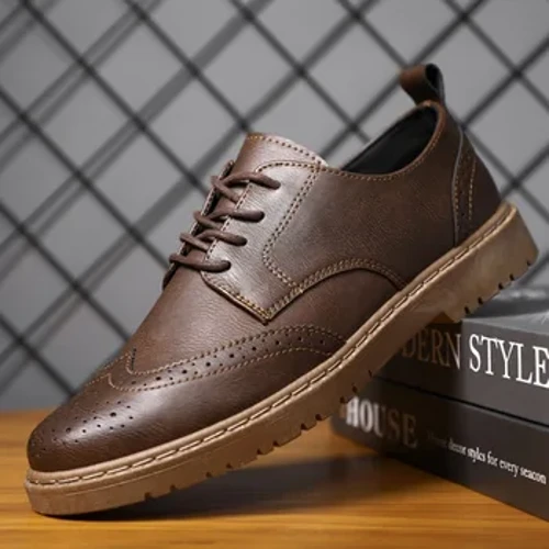 2024 Fu'a fou o tama'i seevae seevae pa'u fa'atauva'a fa'atauva'a fa'atauva'a o la'ei mo ali'i fa'aperetania lace-up seevae oxford Zapatos Hombre