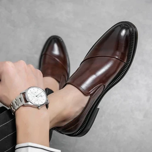 2024 Héich Qualitéit Handgemaach Oxford Kleed Schong Männer Kéi Lieder Kostüm Schong Schong Hochzäit Formell britesch Stil Business Retro