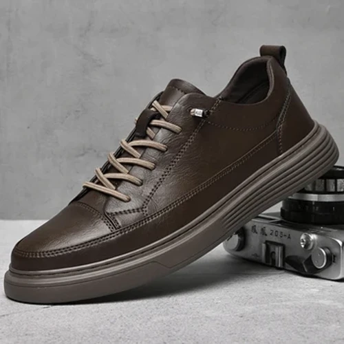 Italská značka Genuine Leather Boty pro volný čas Pánské boty Oxford Jogging boty Pánské společenské boty Zimní teplé a kožešinové boty mo-2263