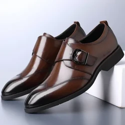 Viatu vipya vya mavazi ya wanaume vipya hasp viatu rasmi vya ngozi kwa wanaume oxfords viatu vya hali ya juu vya kiume oxfords wanaume viatu vya ngozi