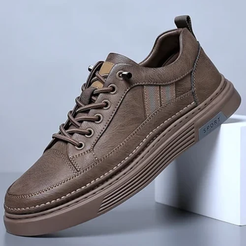 Chaussures décontractées en cuir véritable pour hommes, nouvelles chaussures Oxford résistantes à l'usure, chaussures d'alpinisme à la mode pour hommes, livraison gratuite
