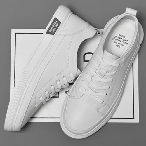 Esgidiau Dynion Lledr Ddiffuant Sneakers Dyn Moethus Brand Rhydychen Esgidiau Ffasiwn Esgidiau Achlysurol Gwryw Sgrialu Esgidiau Newydd