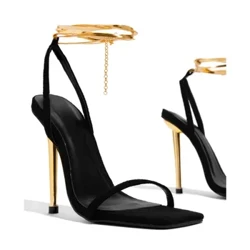 Pamu Fa'atama'ita'i seevae mulivae 2023 Summer Fou Square Toe Slingbacks Fa'ata'ita'i Sexy High Heels La'ei Pati Va'evae Vaevae Sandalias De Mujer