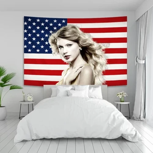 Ca Sĩ Nhạc Pop Người Mỹ Taylor Cấp Swifts In Hình Phòng Ngủ Trang Trí Phòng Biểu Ngữ Treo Tường Sofa Treo Tường