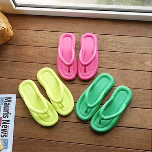 Nove poletne japonke Poop, ženske natikače za plažo na prostem, na morju, natikači z ravnim dnom, sandali, ženski copati