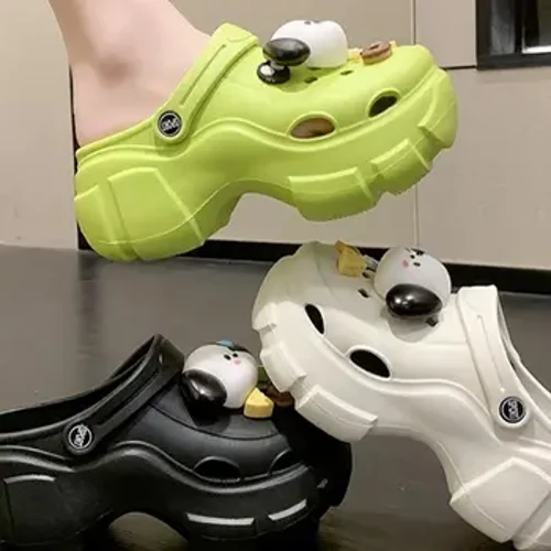 Eva Hole Shoes Pambabaeng Summer Outdoor Wear Shit Feeling Itaas ang Ibaba Non-Slip Fashion Trending Cute Beach Sandals